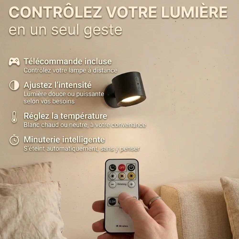 Applique Led Rechargeable Sans Fil - Vorlano